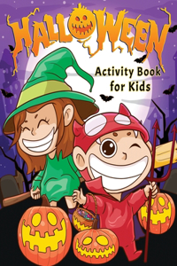 Halloween Activity Book for Kids