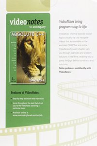 VideoNotes on CD for Absolute C++
