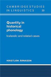 Quantity in Historical Phonology