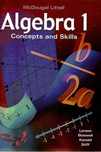 McDougal Concepts & Skills Algebra 1 Indiana: Lesson Plans W/Test Prep Algebra 1