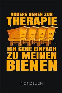 Andere Gehen Zur Therapie Ich Gehe Einfach Zu Meinen Bienen Notizbuch