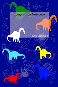 Composition Notebook Write Draw Color