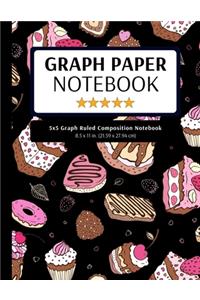 5x5 Graph Ruled Composition Notebook