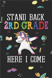 Stand Back 2rd Grade Here I Come