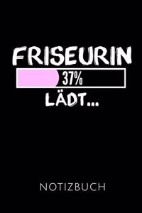 Friseurin Lädt... Notizbuch