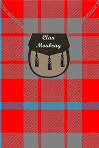 Clan Moubray Tartan Journal/Notebook