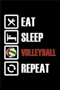 Eat Sleep Volleyball Repeat