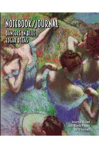 Notebook/Journal - Dancers in Blue - Edgar Degas