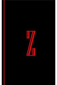 Monogram Letter Z Journal