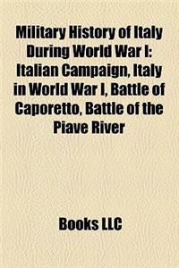 Military History of Italy During World War I