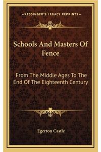 Schools And Masters Of Fence