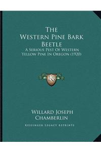The Western Pine Bark Beetle
