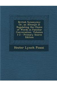 British Synonymy