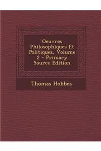 Oeuvres Philosophiques Et Politiques, Volume 2