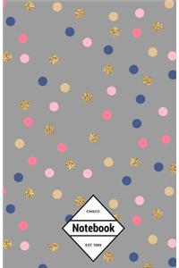 Gm&co: Notebook Journal Dot-Grid, Lined, Graph, 120 Pages 5.5