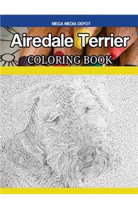 Airedale Terrier Dog Coloring Book