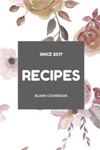 Blank Cookbook Volume18: Blank Cookbook ( Recipes & Notes, Cookbook Journal, Cooking Journal, Cooking Notebook, Blank Cookbook Journal) 6x26