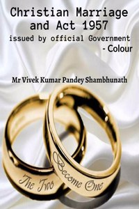 Christian Marriage and Act 1957 Colour: issued by official government