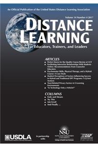 Distance Learning - Volume 14 Issue 4 2017