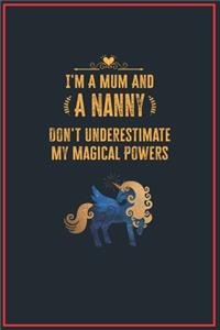 I'm a Mum and a Nanny