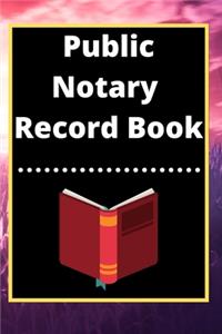 Public Notary Record Book