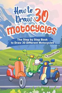 How to Draw 30 Motocycles