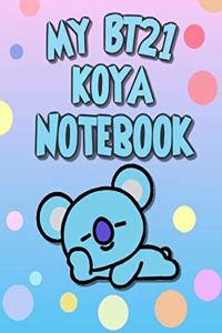 My BT21 KOYA Notebook for BTS ARMYs
