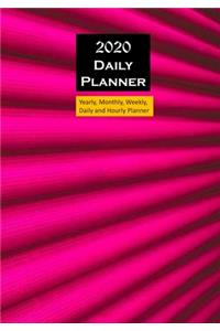 2020 Daily planner pink