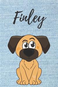 Personalisiertes Notizbuch - Hunde Finley