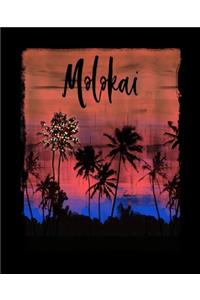 Molokai: Hawaiian Christmas Journal Notebook Shopping Organizer Holiday Food Meal Party Planner Budget Expense Tracker. Tropical Palm Tree Soft Cover 7.5 x 9