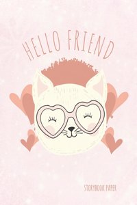 Hello Friend Storybook Paper