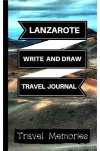 Lanzarote Write and Draw Travel Journal