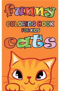 Funny Cats - Coloring book for kids