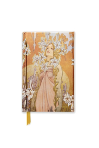 Alphonse Mucha the Flowers: Lily (Foiled Pocket Journal)