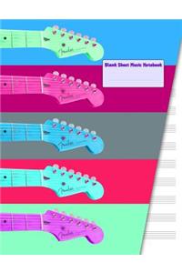 Blank Sheet Music Notebook