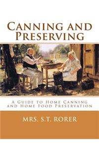 Canning and Preserving