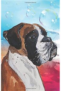 Bullet Journal for Dog Lovers Boxer: 162 Numbered Pages with 150 Graph Style Grid Pages, 6 Index Pages and 2 Key Pages in Easy to Carry 5.5 X 8.5 Size.