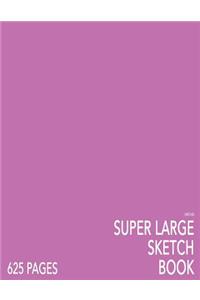 Orchid Super Large Sketchbook: Big Softcover Sketchbook, 625 Pages, Giant Sketchbook, Large Sketchbook for Drawing
