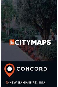 City Maps Concord New Hampshire, USA