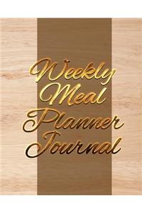 Weekly Meal Planner Journal