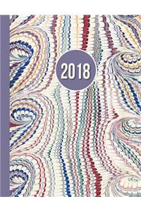 2018 Diary Lilac Design
