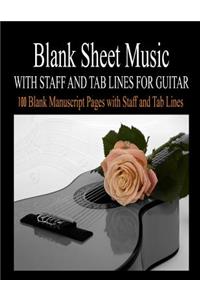 Blank Sheet Music for Guitar