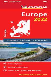 Europe 2022 - Michelin National Map 705
