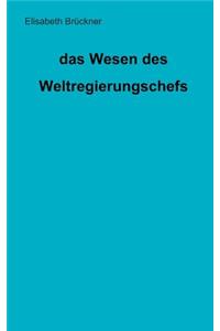 das Wesen des Weltregierungschefs