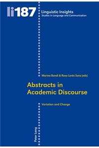 Abstracts in Academic Discourse