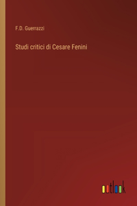 Studi critici di Cesare Fenini