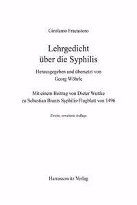 Lehrgedicht Uber Die Syphilis