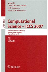Computational Science - Iccs 2007
