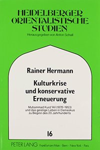 Kulturkrise Und Konservative Erneuerung