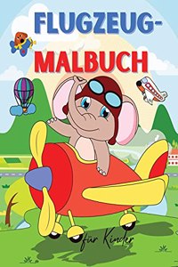 Flugzeug-Malbuch für Kinder